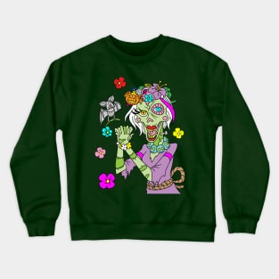 Zombie bride - Halloween Gift Crewneck Sweatshirt